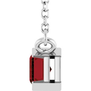 Half-Bezel Solitaire Necklace or Center