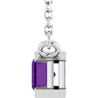 Half-Bezel Solitaire Necklace or Center