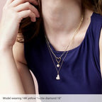 Pavé-Style Heart Necklace or Charm/Pendant