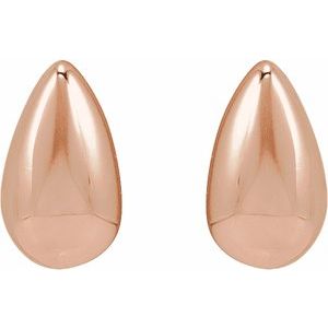 Teardrop Stud Earrings