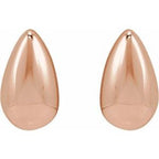 Teardrop Stud Earrings