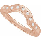 Accented Bezel-Style Engagement Ring or Band