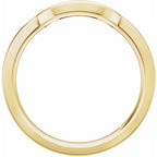 Accented Bezel-Style Engagement Ring or Band