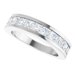 Channel-Set Tapered Anniversary Band