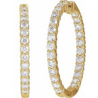 Inside-Outside Hoop Earrings