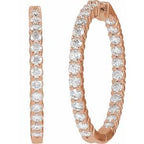 Inside-Outside Hoop Earrings
