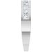 Channel-Set Tapered Anniversary Band