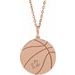 Engravable Sports Ball Necklace or Pendant