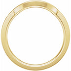 Accented Bezel-Style Engagement Ring or Band