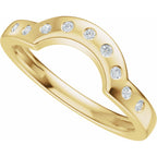 Accented Bezel-Style Engagement Ring or Band