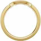 Accented Bezel-Style Engagement Ring or Band