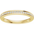 Bezel-Set Accented Engagement Ring or Band