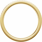 Bezel-Set Accented Engagement Ring or Band