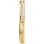 Bezel-Set Accented Engagement Ring or Band
