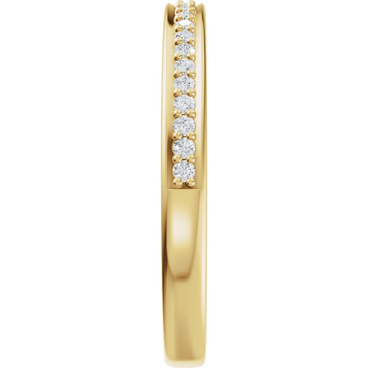Bezel-Set Accented Engagement Ring or Band