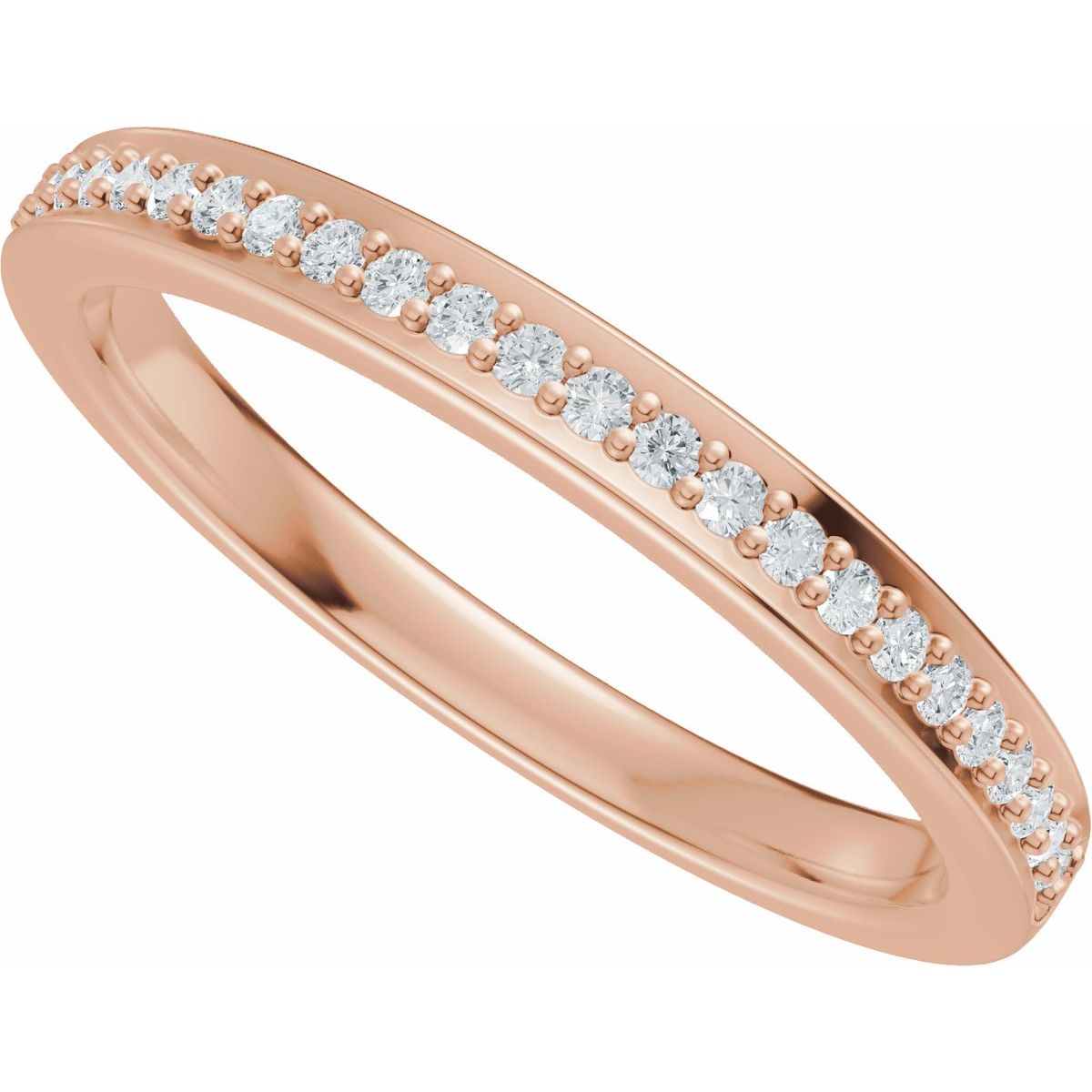 Bezel-Set Accented Engagement Ring or Band