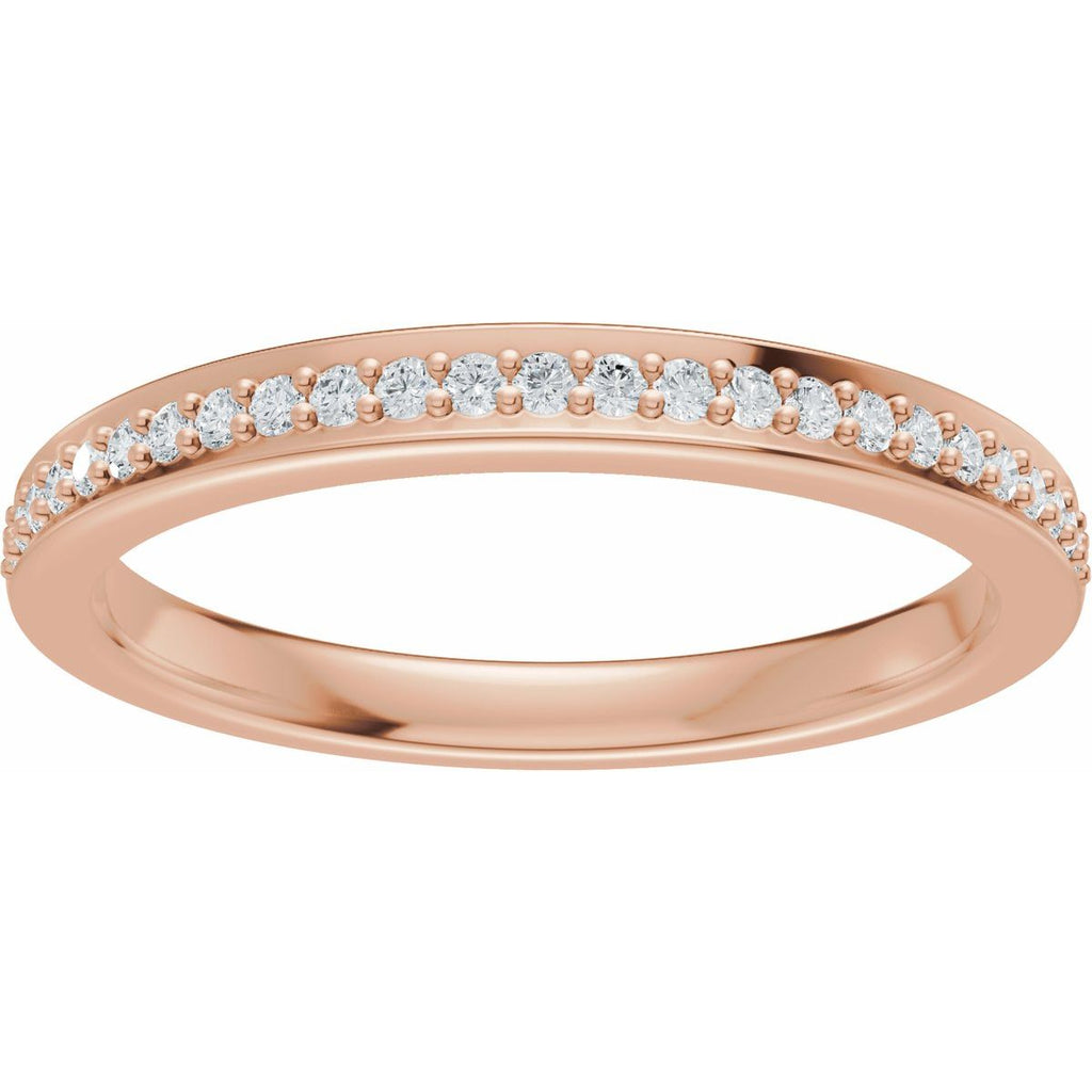 Bezel-Set Accented Engagement Ring or Band