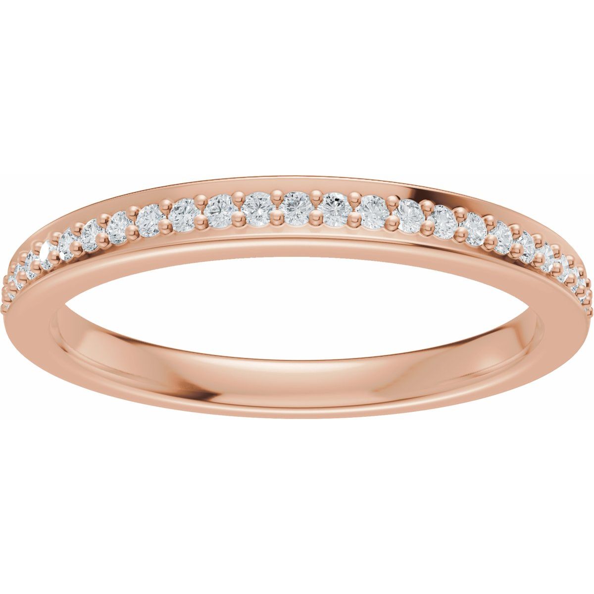 Bezel-Set Accented Engagement Ring or Band