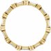 Baguette Accented Eternity Band