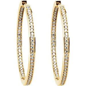 Inside-Outside Hoop Earrings