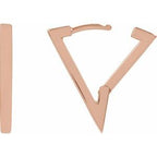 Geometric Hoop Earrings