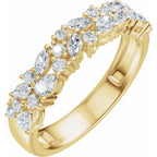 Accented Engagement Ring or Band