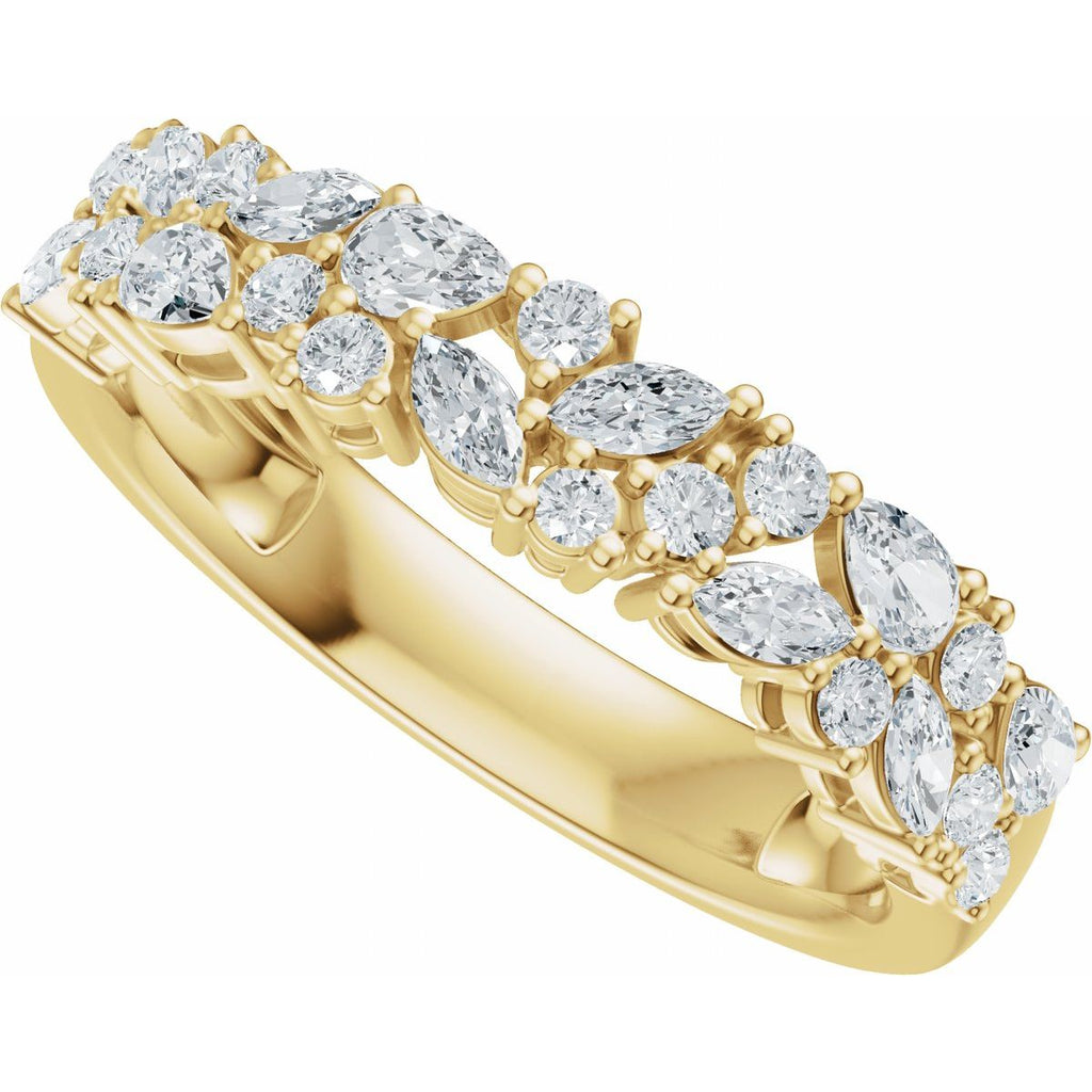 Accented Engagement Ring or Band