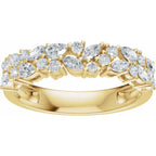 Accented Engagement Ring or Band