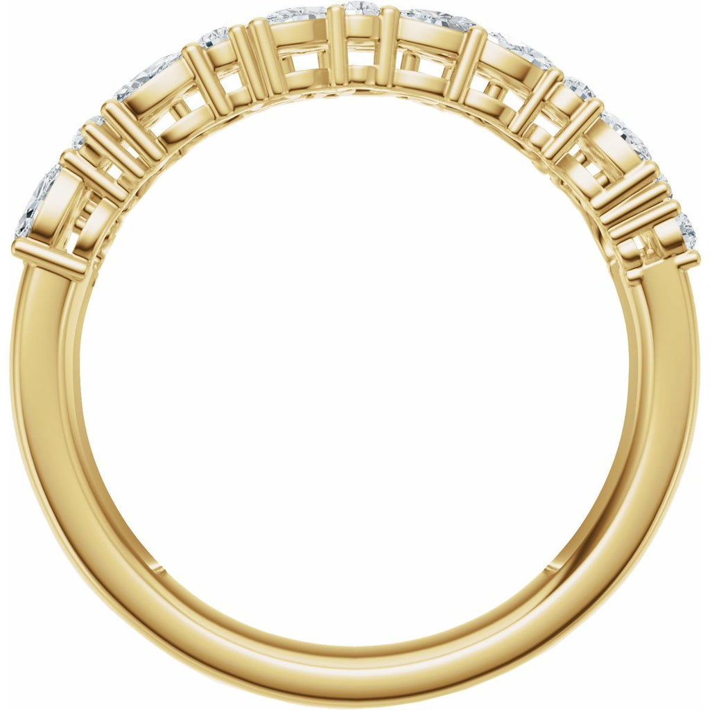 Accented Engagement Ring or Band