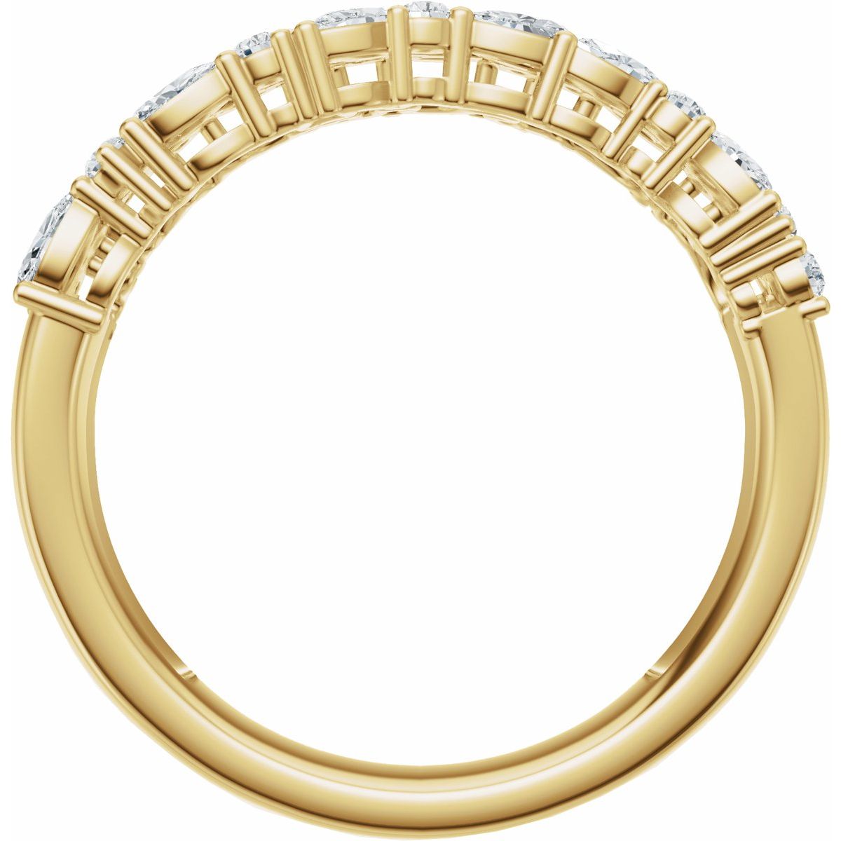 Accented Engagement Ring or Band