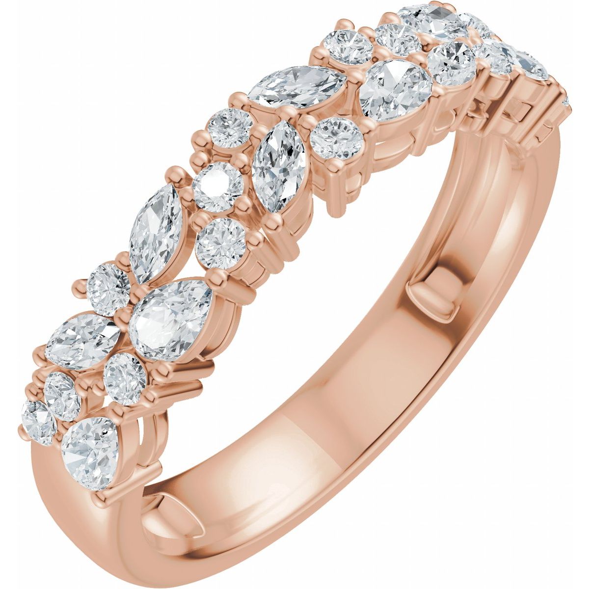 Accented Engagement Ring or Band