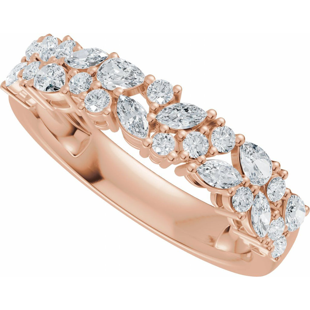 Accented Engagement Ring or Band