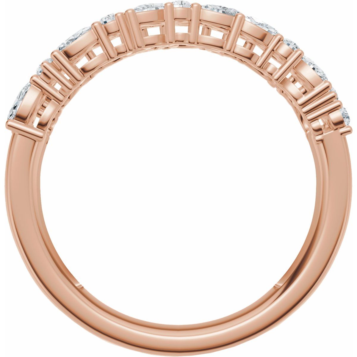 Accented Engagement Ring or Band