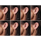 Tube Hoop Earrings