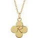 Engravable Clover Necklace or Pendant