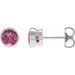 Bezel-Set Stud Earrings
