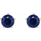 Solitaire Stud Earrings
