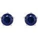Solitaire Stud Earrings