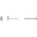 Marquise Bezel-Set Stud Earrings