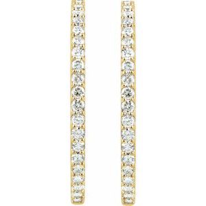 Inside-Outside Hoop Earrings