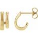 Double Stacked Hoop Earrings