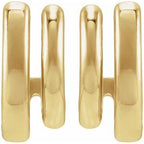 Double Stacked Hoop Earrings