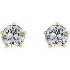 Solitaire Stud Earrings