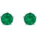 Solitaire Stud Earrings