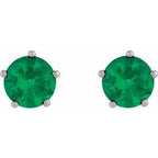 Solitaire Stud Earrings