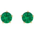 Solitaire Stud Earrings
