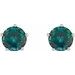 Solitaire Stud Earrings