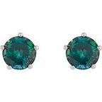 Solitaire Stud Earrings
