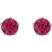 Solitaire Stud Earrings
