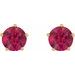 Solitaire Stud Earrings